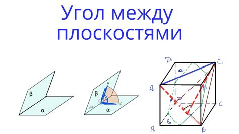 Угол между плоскостями