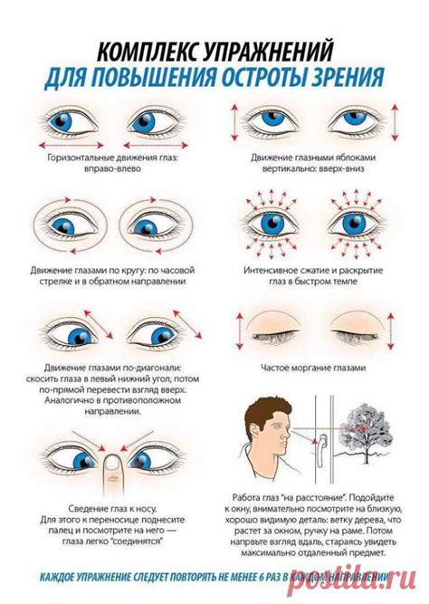 Упражнения для глаз после 40 лет