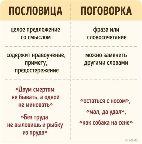 Уроки, которые дает пословица