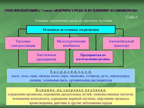 Факторы, влияющие на биоценозы