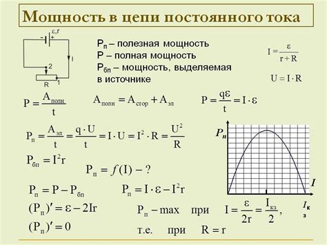 Формула расчета тока при согласованной нагрузке