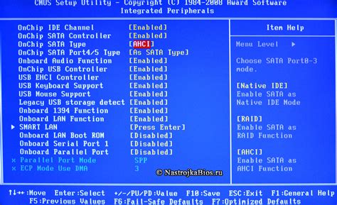 Функции встроенного сетевого контроллера в BIOS