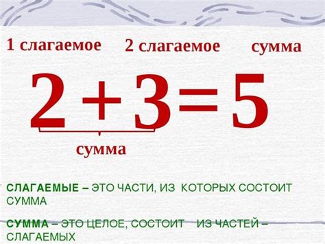 Что представляют собой первое и второе слагаемое?