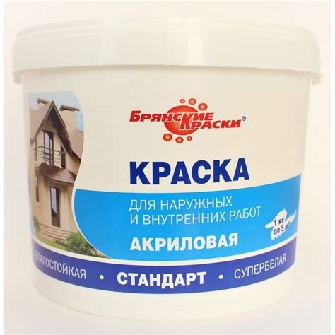 Что такое акриловая краска для наружных работ?