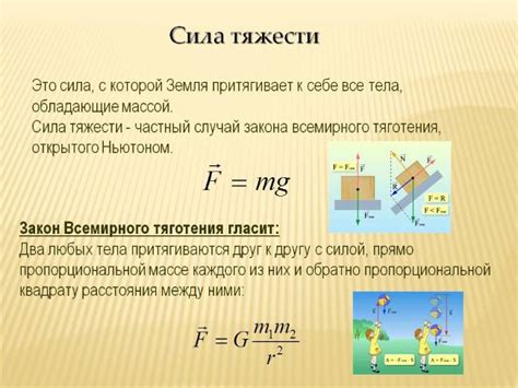 Что такое сила тяжести?