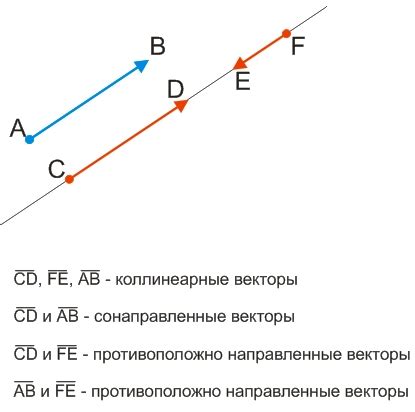 Что такое сонаправленные вектора?