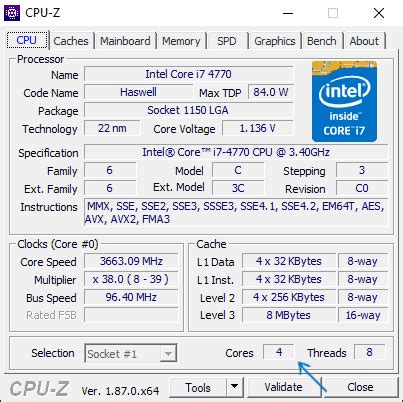  Как проверить, сколько CPU cores активировано 