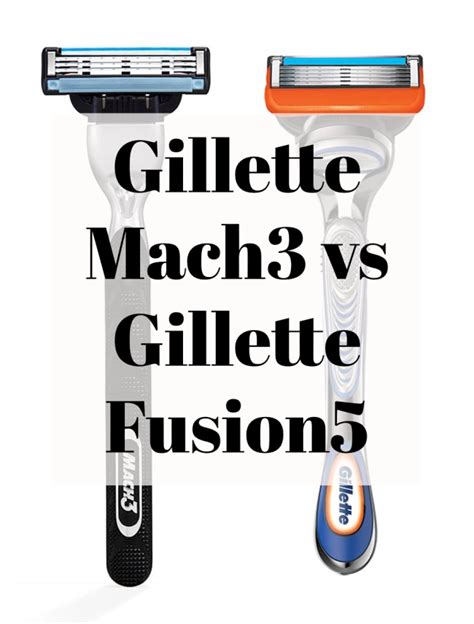 Gillette Mach3 vs Fusion5 - кто победит?