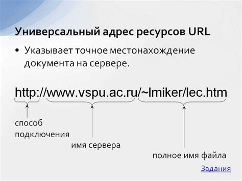 URL адрес: примеры использования